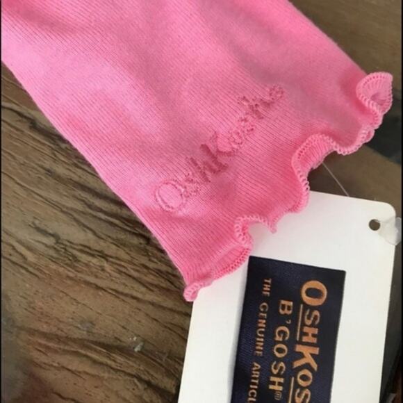 NWT OSHKOSH girls Pink Flowers button-up 2T NWT Embroidered Top toddler - Picture 5 of 6